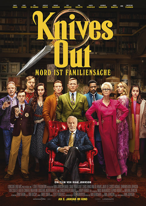 Filmplakat zu "Knives Out" | Bild: Universum Filmplakat zu "Knives Out" | Bild: Universum