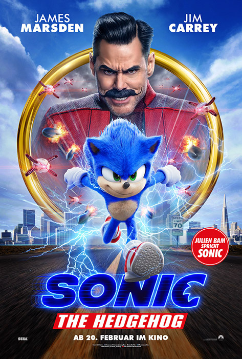 Filmplakat zu "Sonic the Hedgehog" | Bild: Paramount Filmplakat zu "Sonic the Hedgehog" | Bild: Paramount