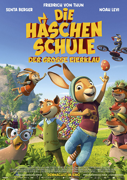 Filmplakat zu "Die Häschenschule - Der große Eierklau" | Bild: Leonine