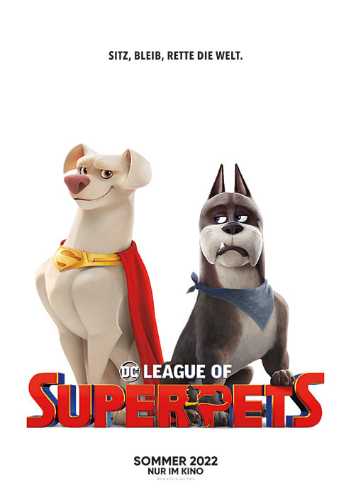 Filmplakat zu "DC League of Super-Pets" | Bild: Warner Filmplakat zu "DC League of Super-Pets" | Bild: Warner