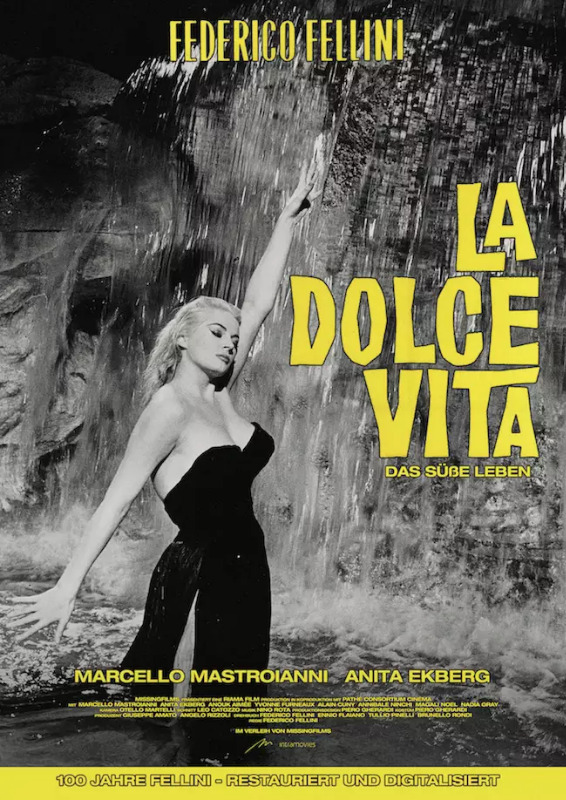 Filmplakat zu "La dolce vita - Das süße Leben" | Bild: missingFILMs
