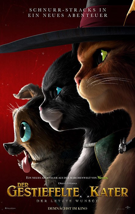 Filmplakat zu "Der gestiefelte Kater: Der letzte Wunsch" | Bild: Universal Filmplakat zu "Der gestiefelte Kater: Der letzte Wunsch" | Bild: Universal