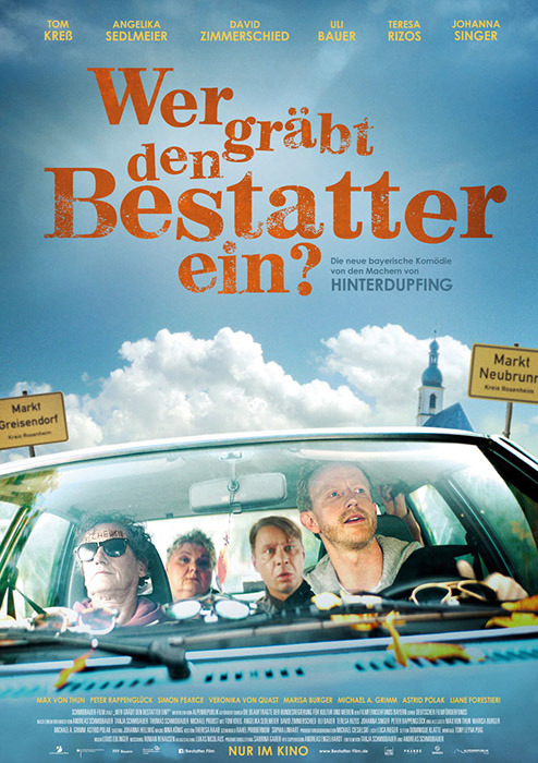 Filmplakat zu "Wer gräbt den Bestatter ein?" | Bild: Alpenrepublik Filmplakat zu "Wer gräbt den Bestatter ein?" | Bild: Alpenrepublik