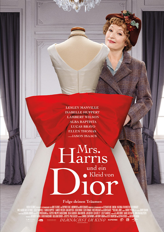 Filmplakat zu "Mrs. Harris und ein Kleid von Dior" | Bild: Universal Filmplakat zu "Mrs. Harris und ein Kleid von Dior" | Bild: Universal