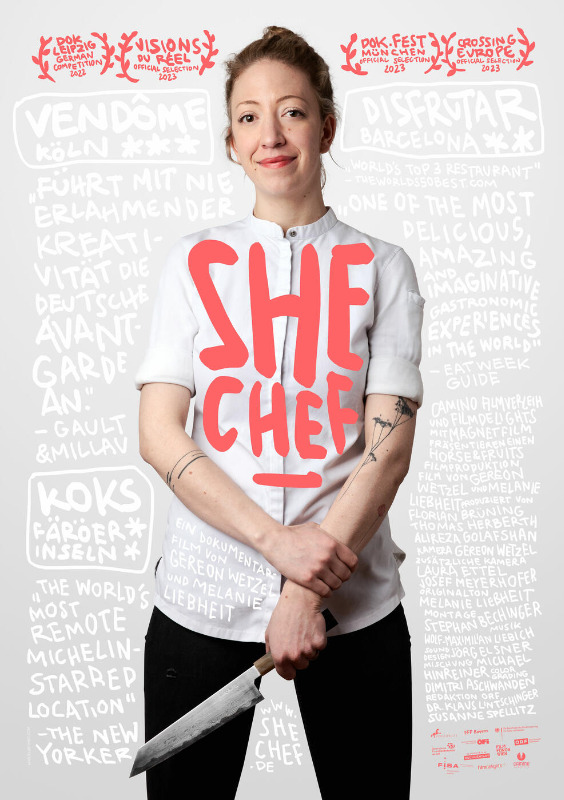 Filmplakat zu "She Chef" | Bild: Camino Filmplakat zu "She Chef" | Bild: Camino