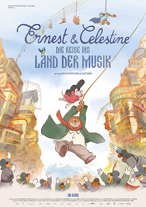 Filmplakat zu "Ernest & Célestine 2" | Bild: StudioCanal