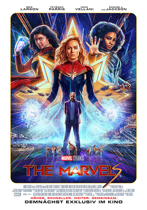 Filmplakat zu "The Marvels " | Bild: Disney