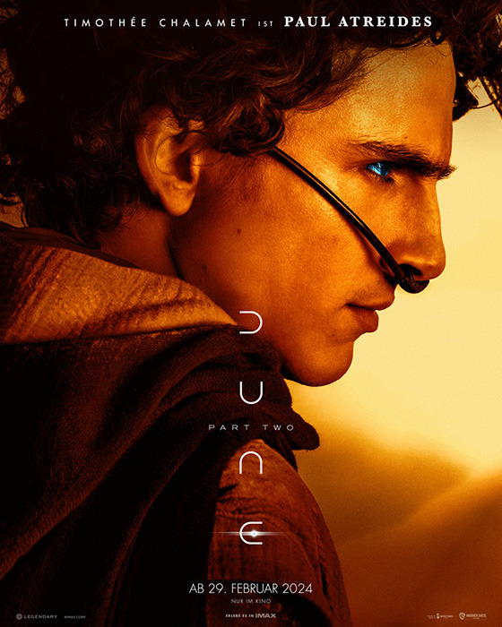 Filmplakat zu "Dune: Part Two" | Bild: Warner