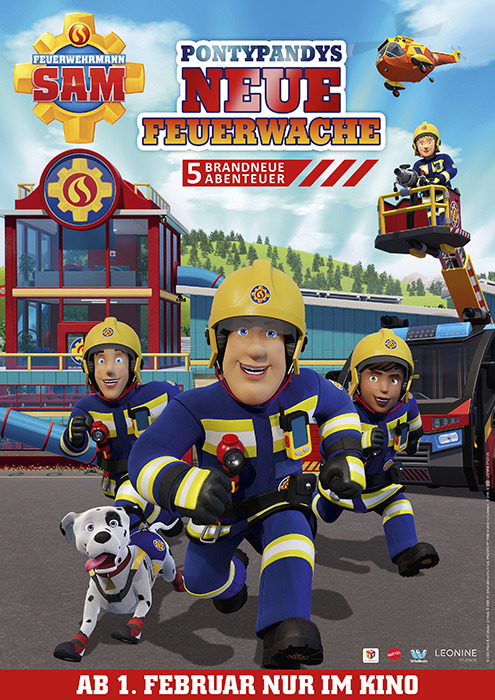 Filmplakat zu "Feuerwehrmann Sam - Pontypandys neue Feuerwache" | Bild: Leonine