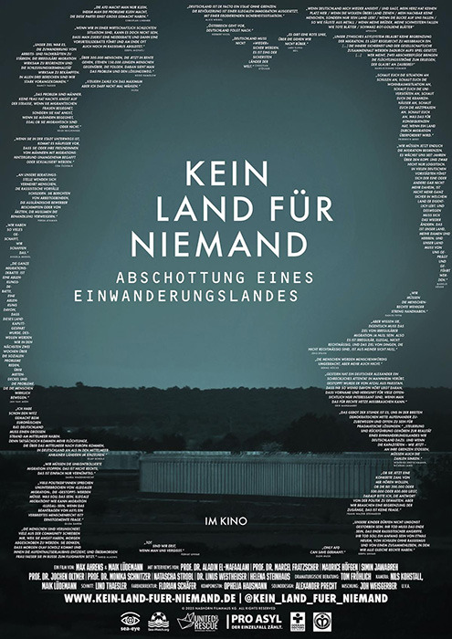 Filmplakat zu "Kein Land für Niemand" | Bild: Nashorn KG