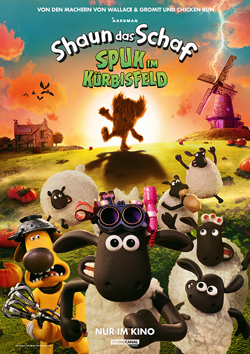 Filmplakat zu "Shaun das Schaf - Spuk im Kürbisfeld" | Bild: StudioCanal